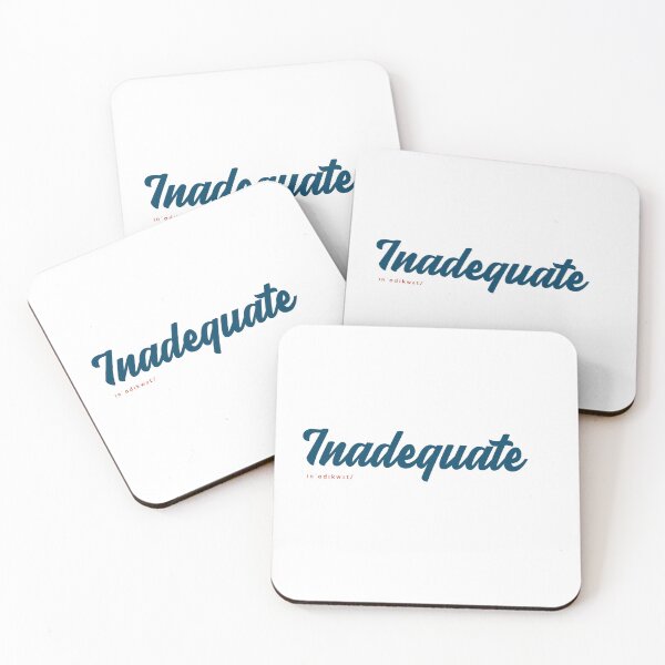 Item preview, Inadequate The Quiet Pain of Self-Doubt designed and sold by RF-73.