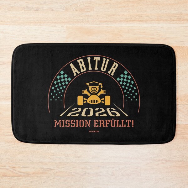 Item preview, Graduation 2026 – Mission accomplished! (School leaving certificate / Finish line / 4C) designed and sold by Roderix.