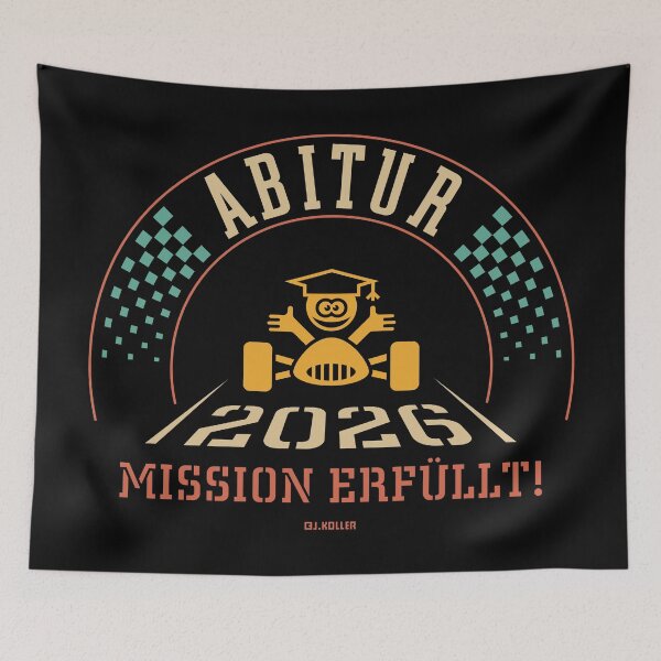 Item preview, Graduation 2026 – Mission accomplished! (School leaving certificate / Finish line / 4C) designed and sold by Roderix.