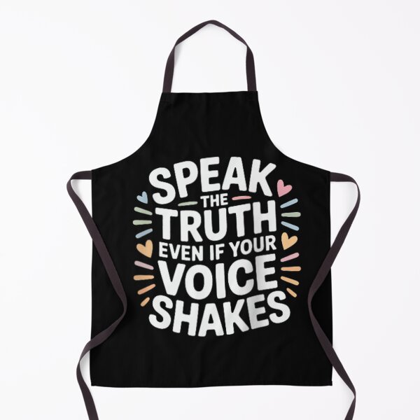 Item preview, Speak The Truth Even If Your Voice Shakes Inspirational Courage Quote Design designed and sold by EvelysEmelia.