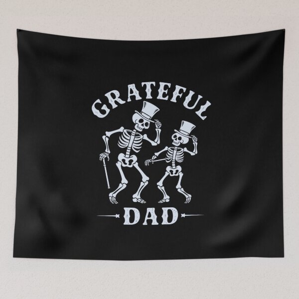 Item preview, Grateful Dad Skeleton Dancers With Top Hats Funny Father's Day Music Lover Art designed and sold by EvelysEmelia.
