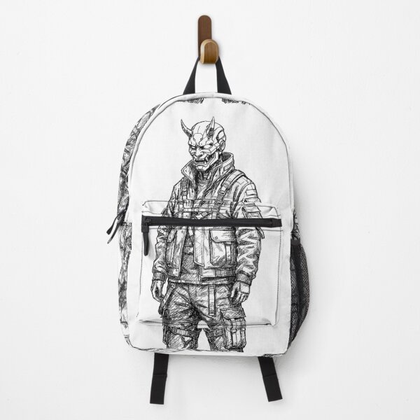 Item preview, Techwear Oni Guard - Japanese Cyberpunk Oni designed and sold by bapupa.