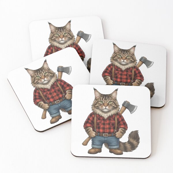 Item preview, Lumberjack Cat designed and sold by k3rstman1.