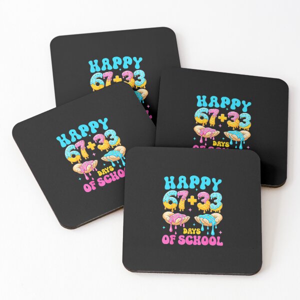 Item preview, HAPPY 67+33 DAYS OF SCHOOL Six Seven Funny Numbers Meme designed and sold by gladysenglish.