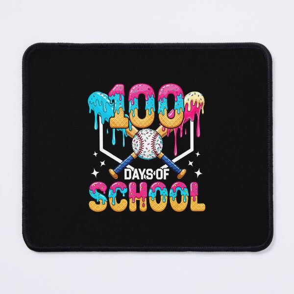Item preview, 100 Days of School Baseball Drip Graphic designed and sold by miaa-artistshop.