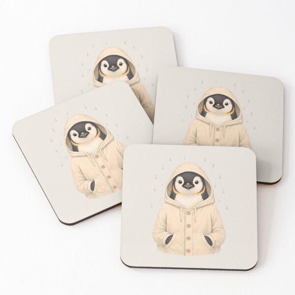 Item preview, Quiet Penguin in Raincoat designed and sold by Ombrya.