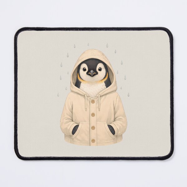 Item preview, Quiet Penguin in Raincoat designed and sold by Ombrya.