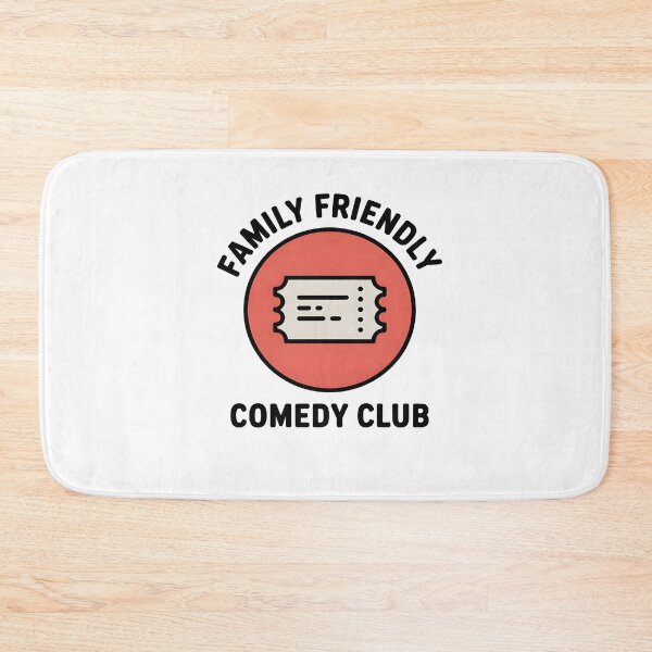 Item preview, Family Friendly Comedy Club Humor Badge designed and sold by MooonTees.