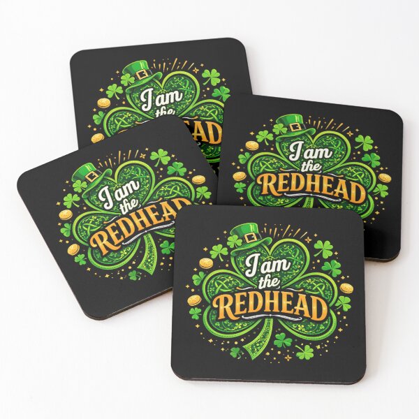 Item preview, I Am The Redhead St Patricks Day Lucky Shamrock Leprechaun Hat Irish Design designed and sold by HuserPiri.
