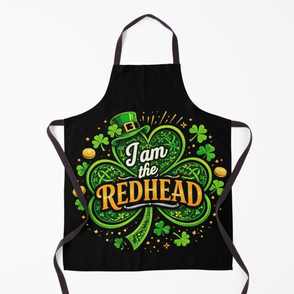 Item preview, I Am The Redhead St Patricks Day Lucky Shamrock Leprechaun Hat Irish Design designed and sold by HuserPiri.