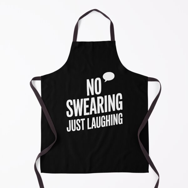 Item preview, No Swearing Just Laughing Humor Badge designed and sold by MooonTees.