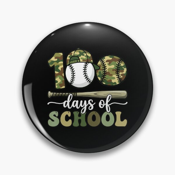 Item preview, 100 days of school Baseball Camo Graphic designed and sold by miaa-artistshop.