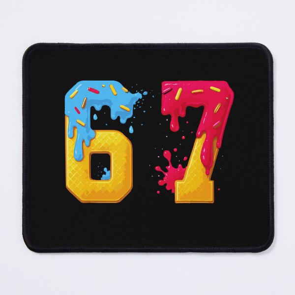 Item preview, 67 - Sixty Seven Number Sweet 67 Meme Donut Six Seven Meme designed and sold by farhanhafeez.