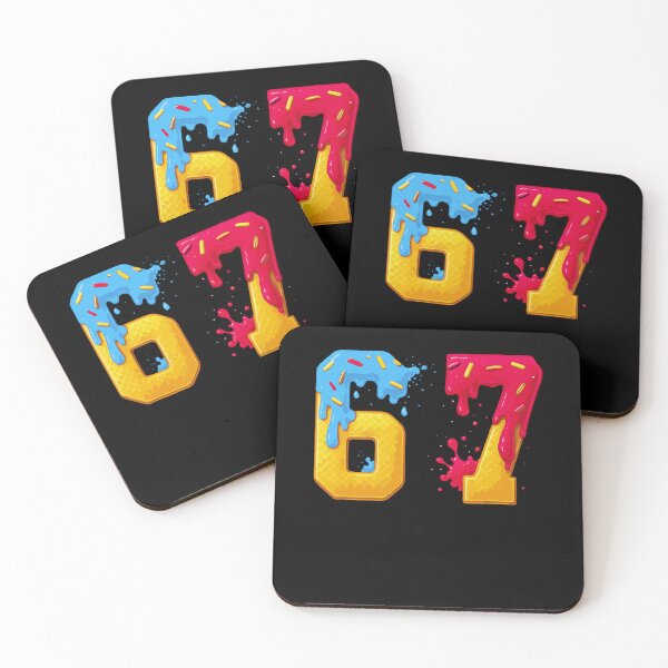 Item preview, 67 - Sixty Seven Number Sweet 67 Meme Donut Six Seven Meme designed and sold by farhanhafeez.