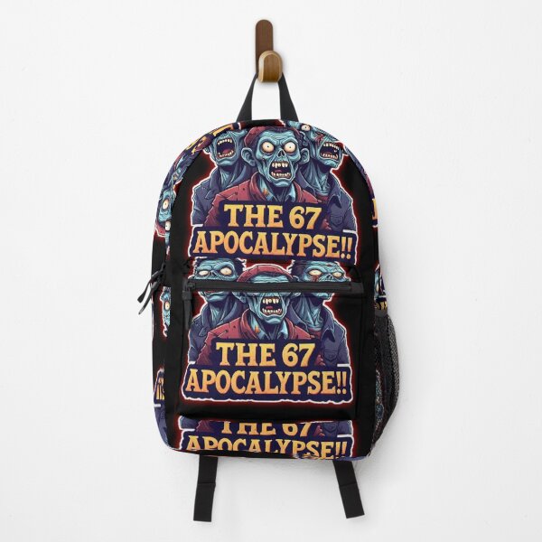 Item preview, Original of three Zombies with a big phrase "THE 67 APOCALYPSE!!" designed and sold by Giulivo Store Graphic.