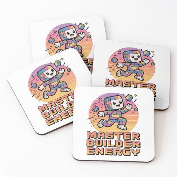 Item preview, Master Builder Energy Creative Pixel Art Design designed and sold by Bliss Find And Design.