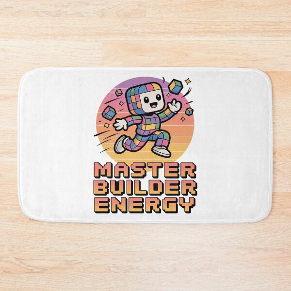 Item preview, Master Builder Energy Creative Pixel Art Design designed and sold by Bliss Find And Design.