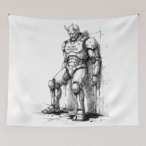 Item preview, Malfunction - Japanese Oni Robot designed and sold by bapupa.