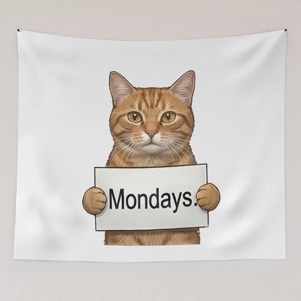 Item preview, Monday Cat designed and sold by k3rstman1.