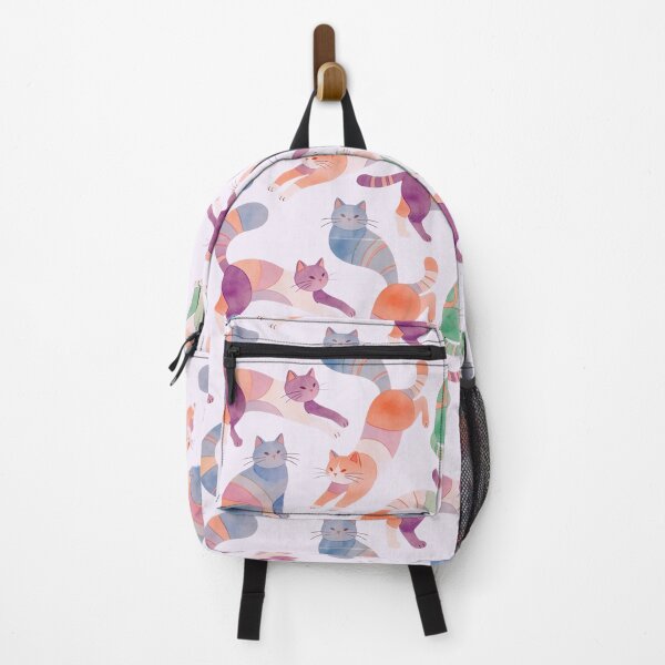 Item preview, Watercolour Cats Pattern designed and sold by Andy Gambino Art.