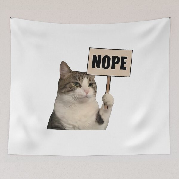 Item preview, Nope Cat designed and sold by k3rstman1.