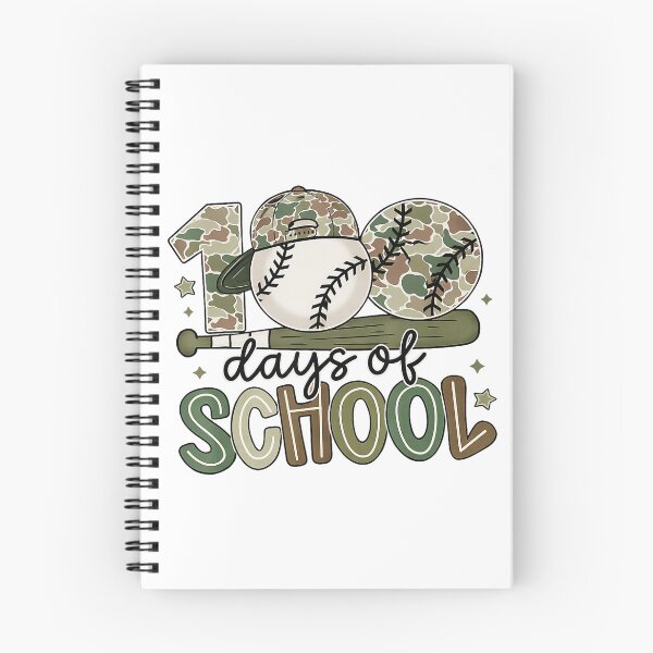 Item preview, 100 days of SCHOOL Baseball Camo Celebration Graphic designed and sold by miaa-artistshop.