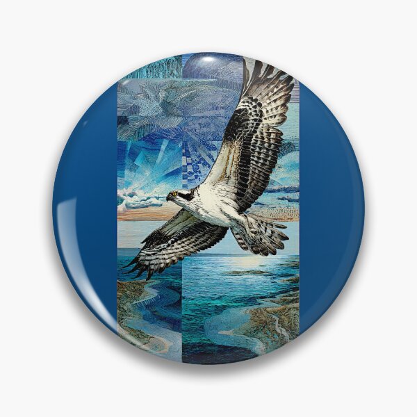 Item preview, Osprey in Fragmented Flightscape designed and sold by Helios Be. Lavsh.