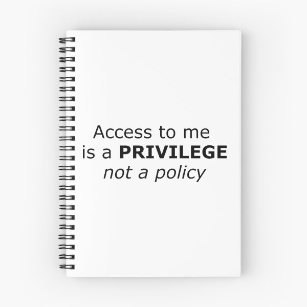 Item preview, Access to me is a privilege Quote Minimalist designed and sold by Mikidesign1988.