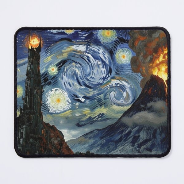 Item preview, Starry Panorama of Mordor designed and sold by VanGeek90.