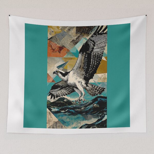 Item preview, Osprey in Fragmented Flightscape #1 designed and sold by Helios Be. Lavsh.