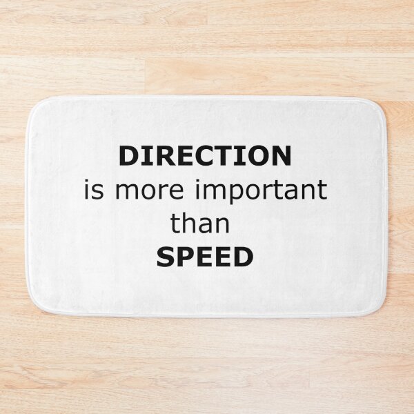 Item preview, Direction is more important than speed Growth Quote designed and sold by Mikidesign1988.
