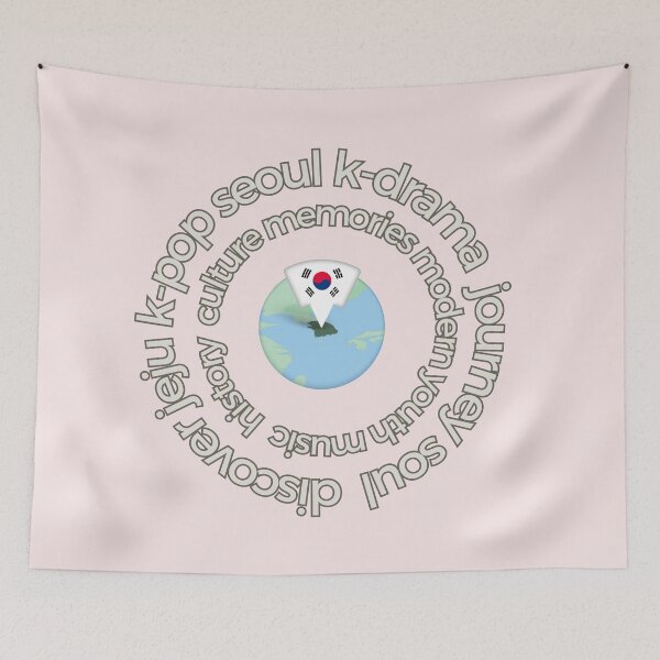 Item preview, Korea Journey – Seoul, K-Drama & Culture Circle Design designed and sold by mycreastyle.