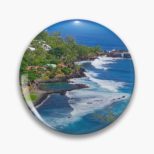 Item preview, Manapany Bay & Natural Sea Pool – Reunion Island designed and sold by Clartedigital.