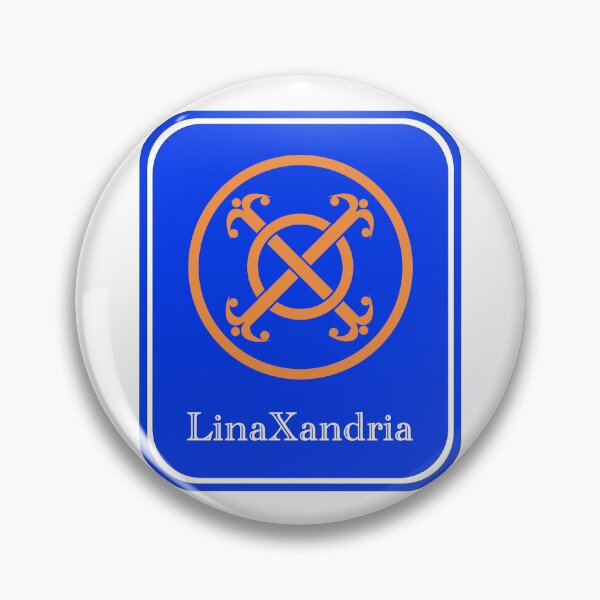 Item preview, LinaXandria - Logo, w. name, White background designed and sold by LinaXandria.
