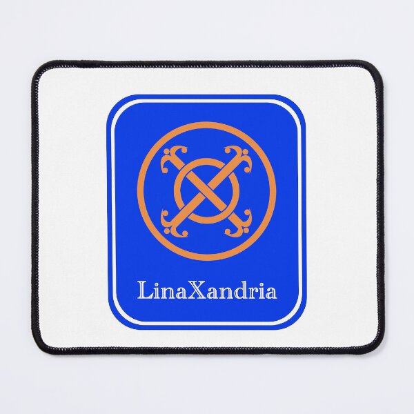 Item preview, LinaXandria - Logo, w. name, White background designed and sold by LinaXandria.