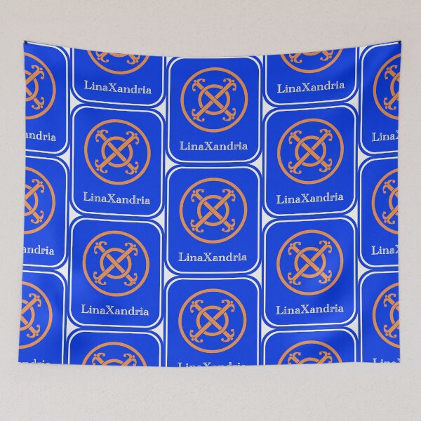 Item preview, LinaXandria - Logo, w. name, White background designed and sold by LinaXandria.