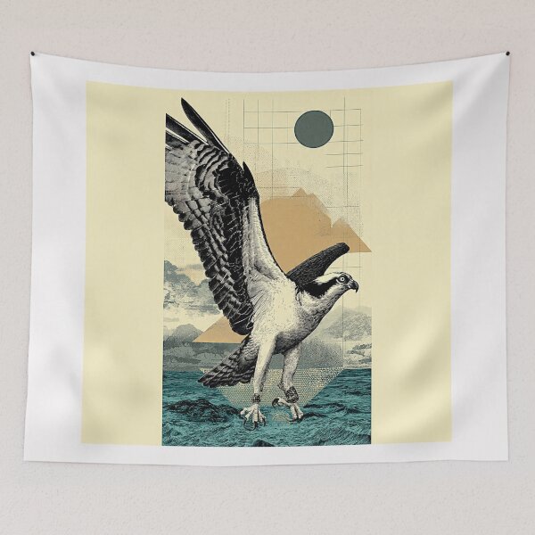 Item preview, Osprey in Fragmented Flightscape #2 designed and sold by Helios Be. Lavsh.