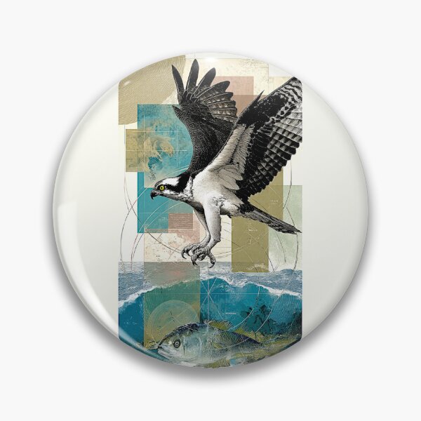 Item preview, Osprey in Fragmented Flightscape #3 designed and sold by Helios Be. Lavsh.