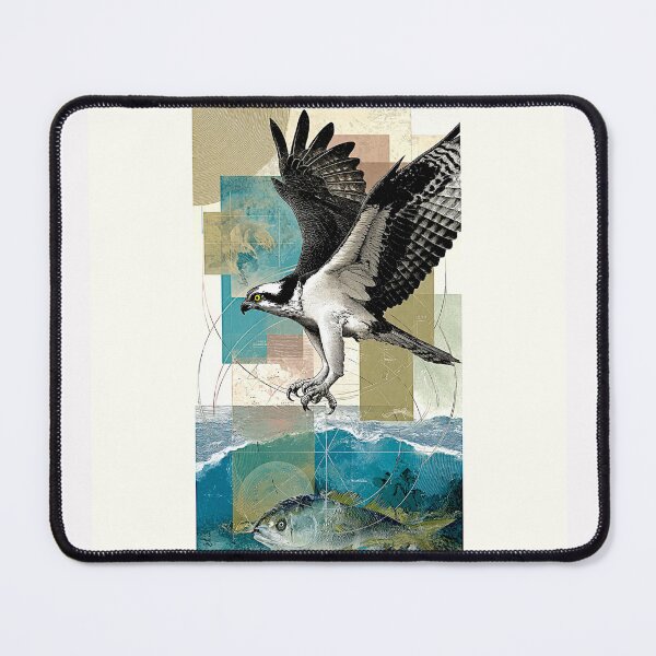 Item preview, Osprey in Fragmented Flightscape #3 designed and sold by Helios Be. Lavsh.