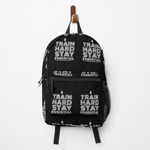Item preview, Train Hard Stay Essential Motivational Gym Workout designed and sold by IvoryArtDesign.