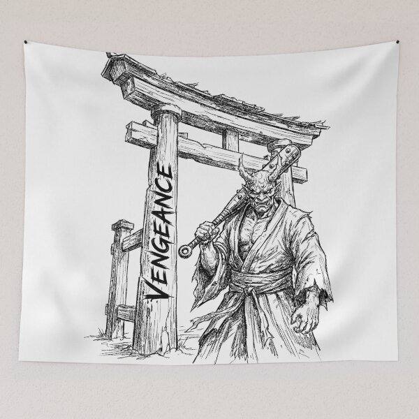 Item preview, Oni Gatekeeper Shadow - Demonio Oni japonés designed and sold by bapupa.