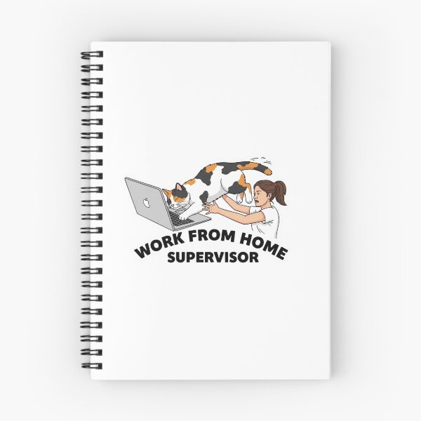 Item preview, Calico Cat Work From Home Supervisor designed and sold by LaughShiftThrd.