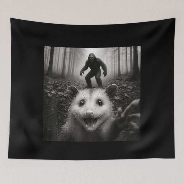 Item preview, Opossum Selfie with Bigfoot Funny Gifts for Men Women Kids  , Opossum Gift For Mom Dad Kids designed and sold by Opossum GIFT ★★★★★.