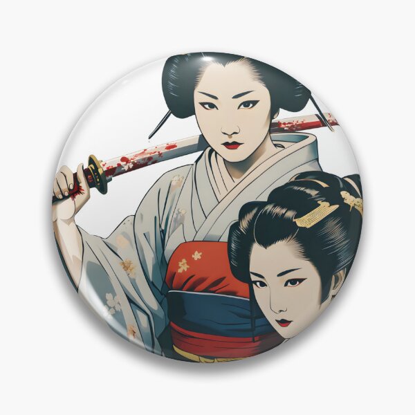 Item preview, Geisha Killa | Dark Japanese Art Katana Warrior Streetwear Graphic designed and sold by SeNsArtGallery.