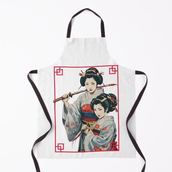 Item preview, Geisha Killa | Dark Japanese Art Katana Warrior Streetwear Graphic designed and sold by SeNsArtGallery.