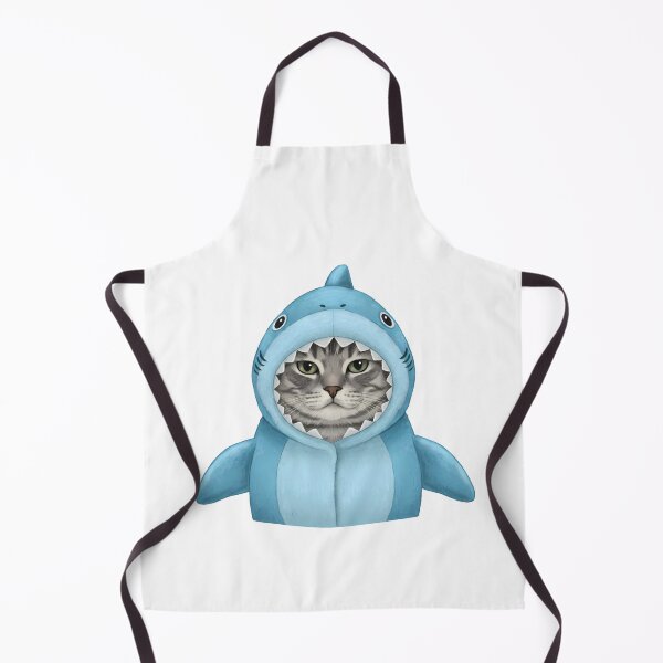 Item preview, Shark Costume Cat designed and sold by k3rstman1.