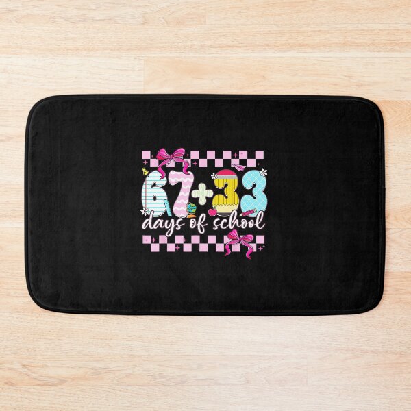 Item preview, 67 + 33 days of school Six Seven Cute Coquette Numbers designed and sold by gladysenglish.