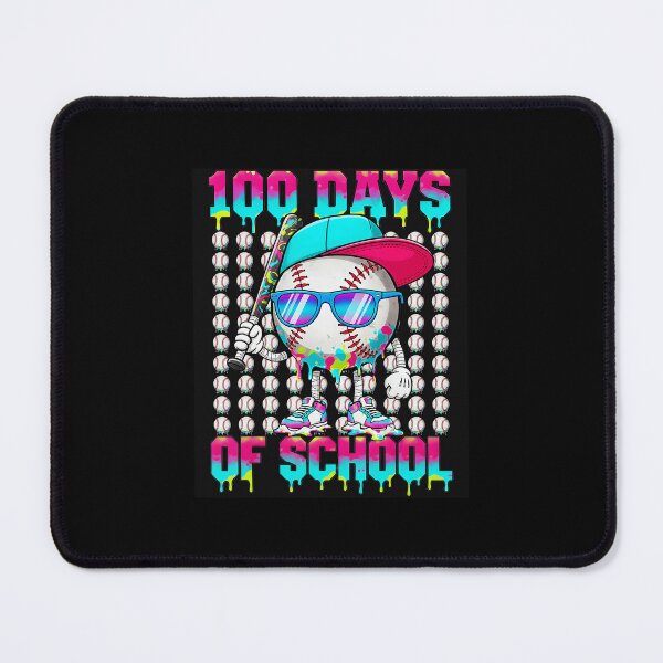 Item preview, 100 DAYS OF SCHOOL Baseball Ice Cream Drip Graphic designed and sold by miaa-artistshop.