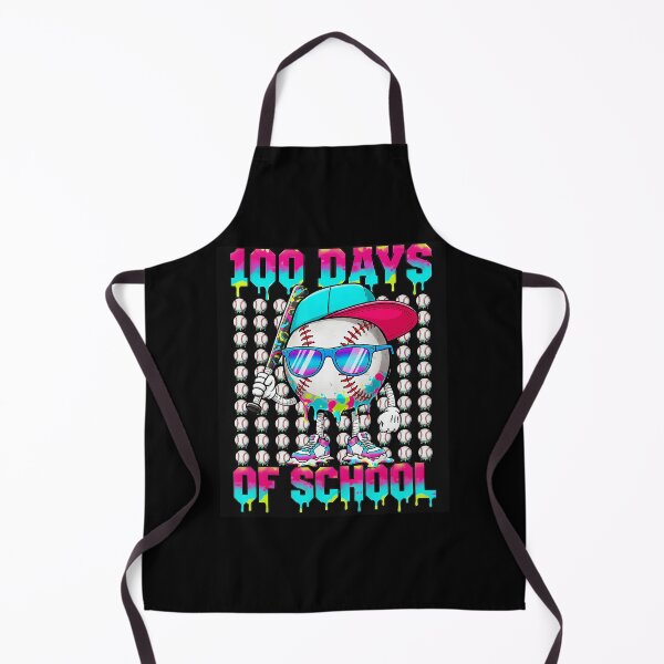 Item preview, 100 DAYS OF SCHOOL Baseball Ice Cream Drip Graphic designed and sold by miaa-artistshop.