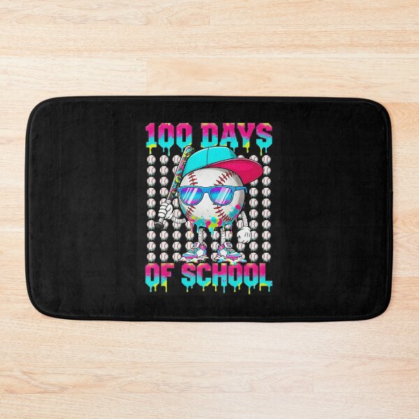 Item preview, 100 DAYS OF SCHOOL Baseball Ice Cream Drip Graphic designed and sold by miaa-artistshop.